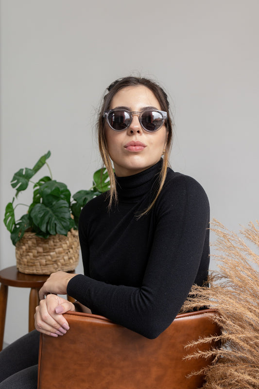 Óculos de Sol Lemon Drop Cinza